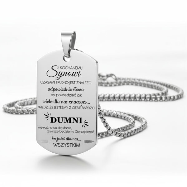 prezent dla syna od rodziców – nieśmiertelnik Latero