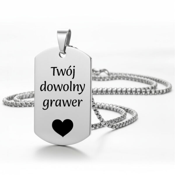 Nieśmiertelnik z własnym napisem – stwórz unikalny projekt z dedykacją