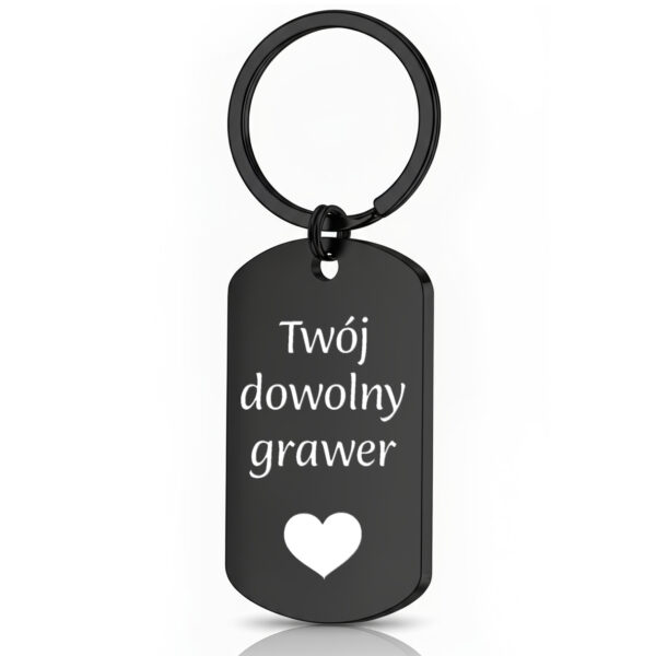 BRELOK DOWOLNY GRAWER - Czarny