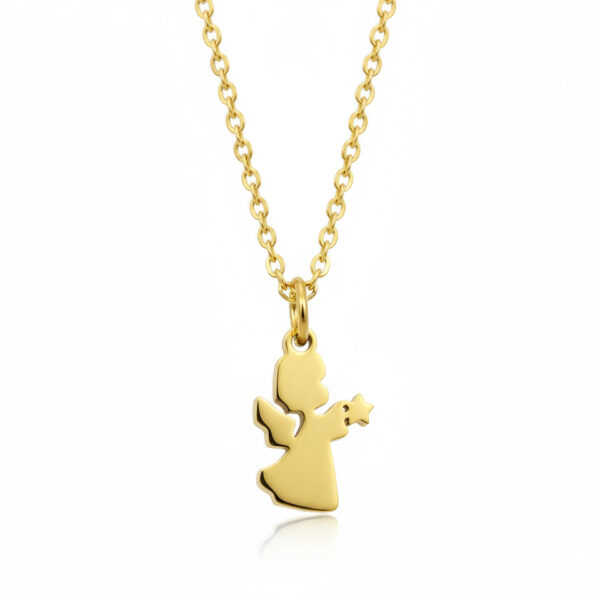 Naszyjnik z aniołkiem – symbol opieki, dobra i bliskości